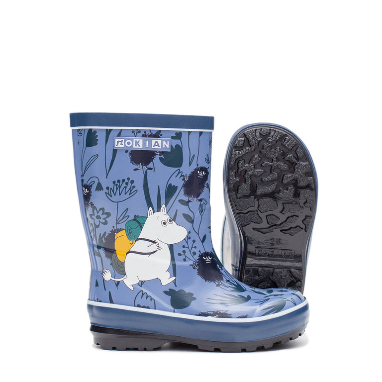Nokian Jalkineet Moomin Kids sininen lasten kumisaappaat